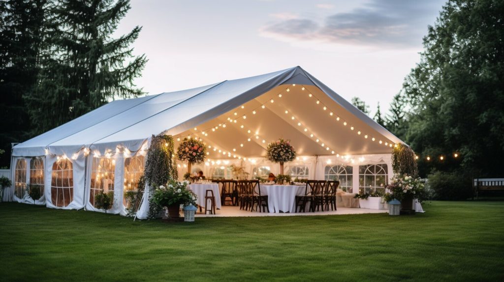 Commercial Grade Marquee Tent for Business Event Commercial Grade Marquee Tent for Business Event