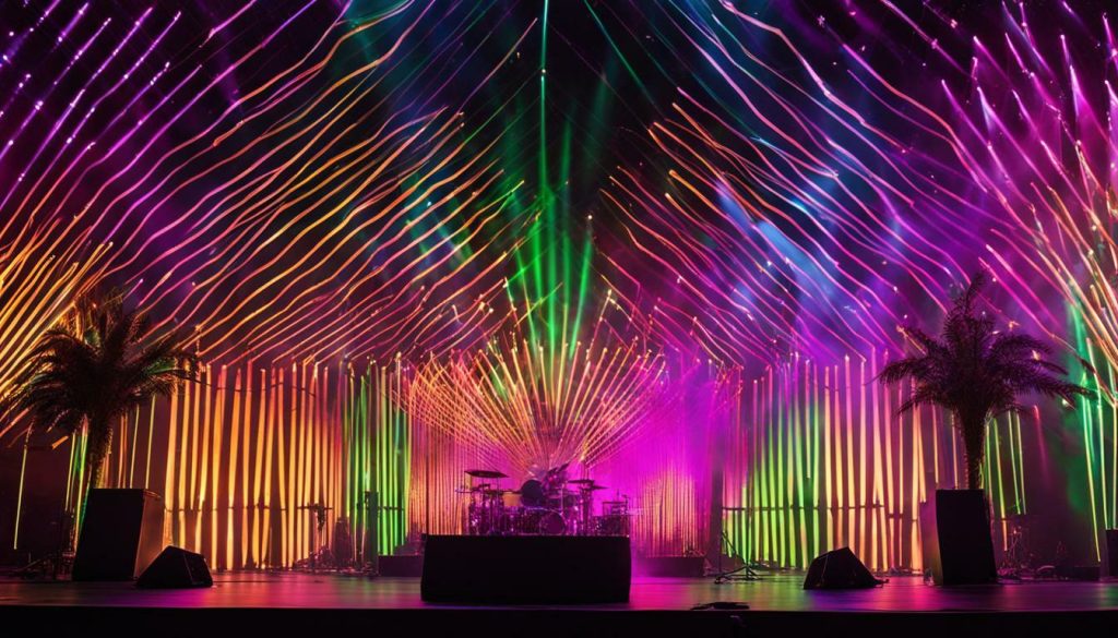 Professional stage lighting